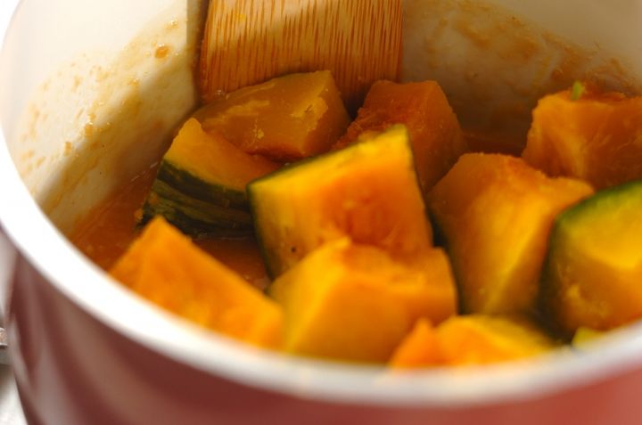 カボチャの甘みそからめの作り方3