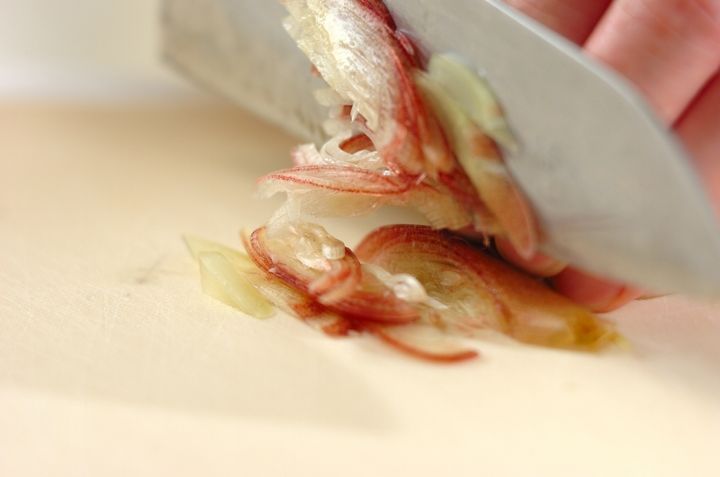 アサリ汁の下準備1