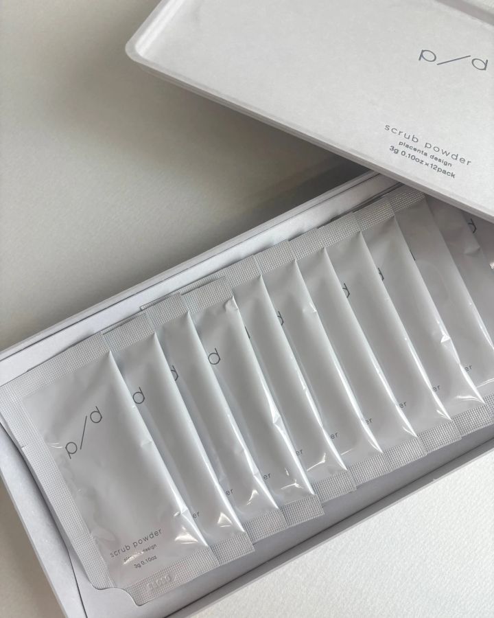 p/d スクラブパウダー パッケージ