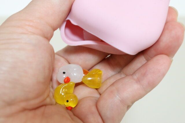 シリコンおやつケース 使用例