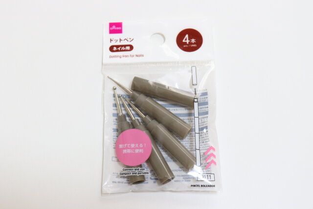 ダイソー ネイル用ドットペン パッケージ