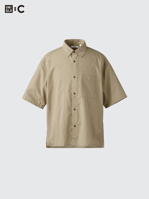 2025夏ユニクロ女性おすすめメンズブロードオーバーサイズシャツ