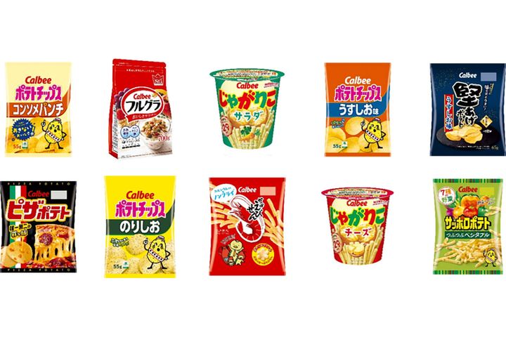 カルビーの人気商品ランキングTOP10発表
