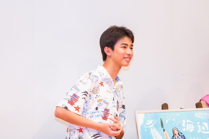 原田芳雄の孫・原田琥之佑、憧れの俳優は岡田准一!? 初主演作『海辺へ行く道』小豆島で凱旋上映