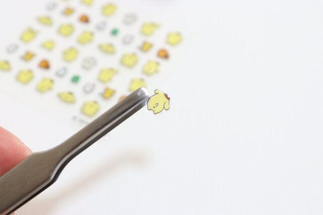 ダイソー 42178 ネイルシール PN わくわくフレンズ 大きさ