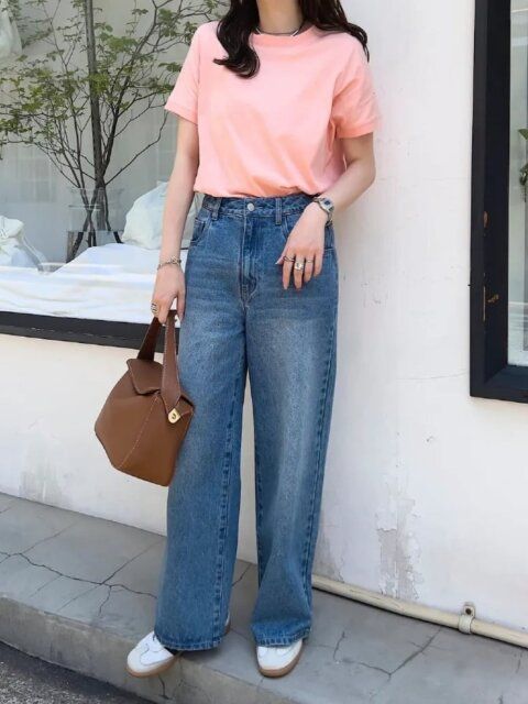 ワイドデニムコーデ2