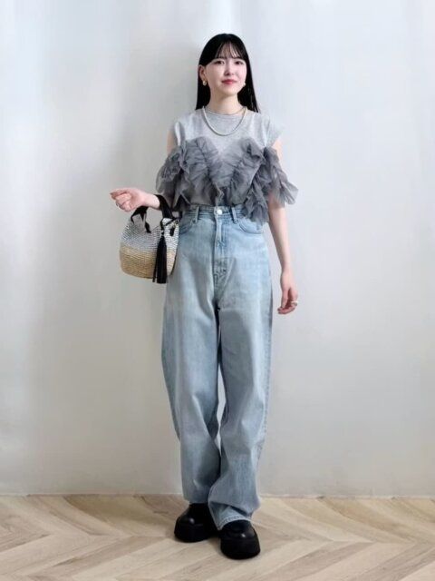 ワイドデニムコーデ5