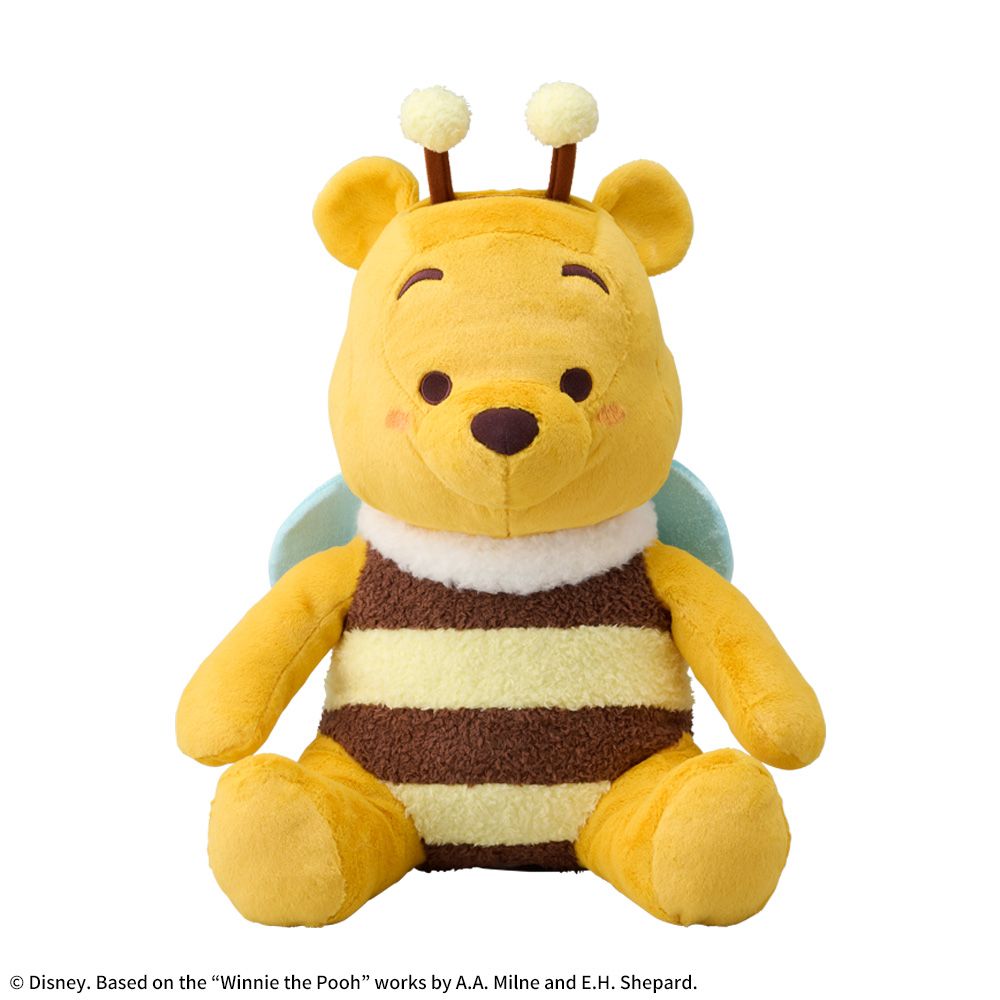 ディズニー くまのプーさん 着ぐるみ ぬいぐるみ 蜂蜜瓶 小物入れ 未使用 美品 ディズニー くまのプーさん 着ぐるみ ぬいぐるみ 蜂蜜瓶 小物
