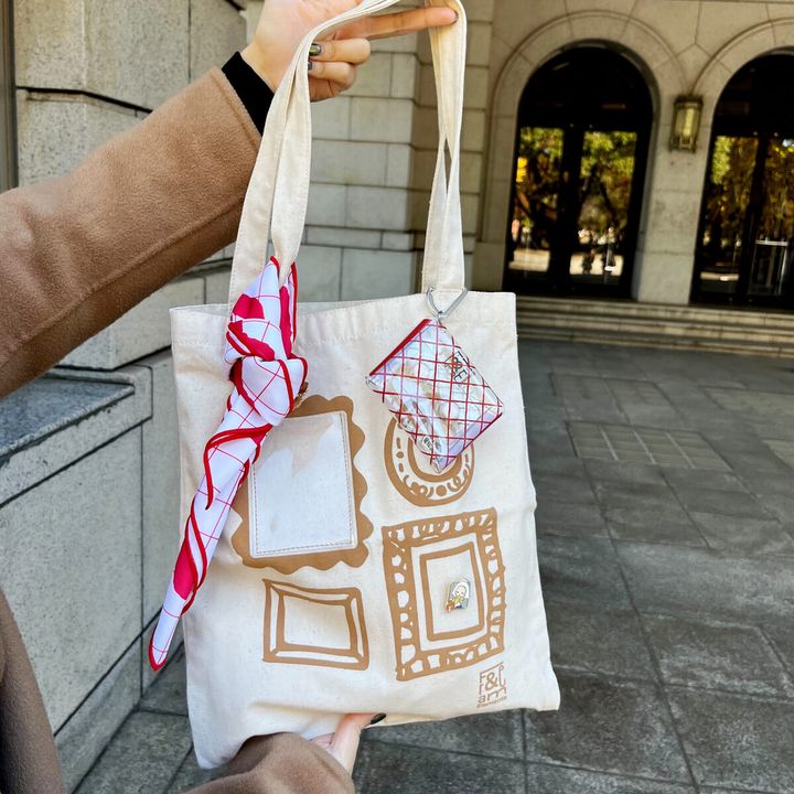 フレームトートバッグ3