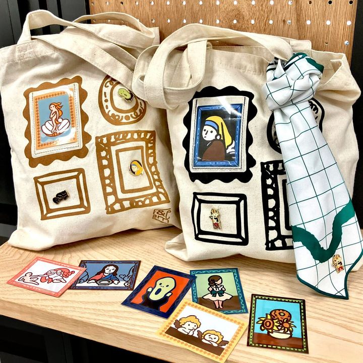 フレームトートバッグ4