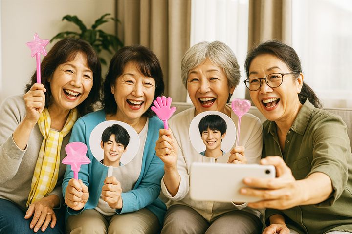 50代以上女性たちの推し活事情とは ※画像はイメージです