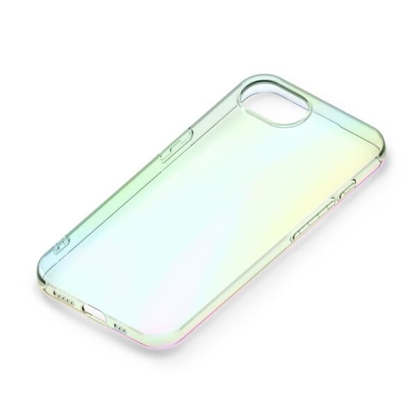 PGA「iPhone 16e用 クリアソフトケース [オーロラ]」1
