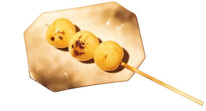 お手製のみたらし団子。