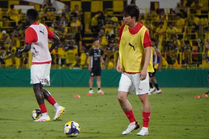 日本代表FW、親善試合取材のQoly編集部撮影写真を公開
