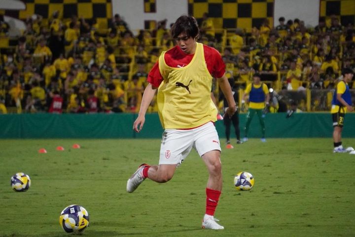 日本代表FW、親善試合取材のQoly編集部撮影写真を公開