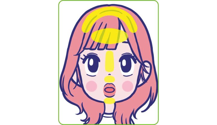 顔の汗・皮脂対策 化粧下地 塗り方