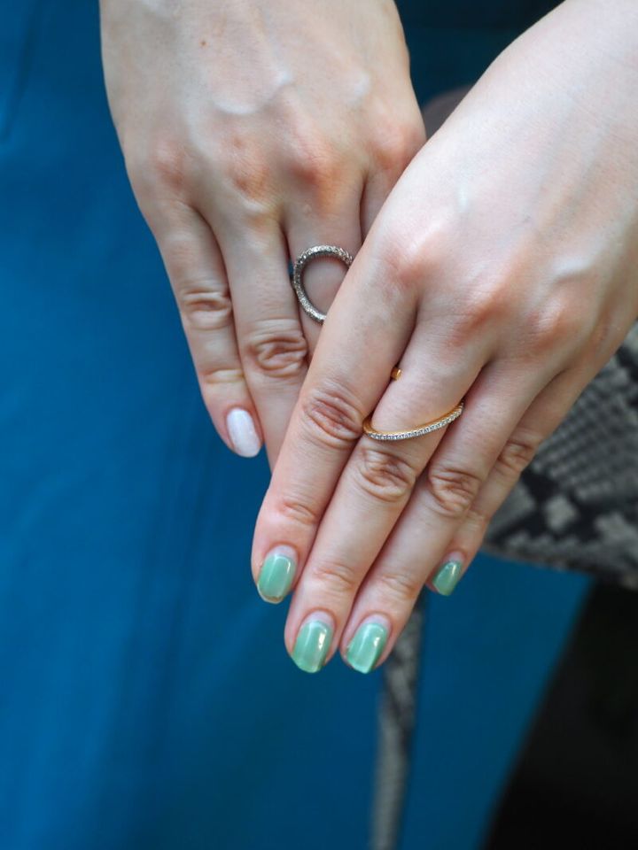 ゴールド×シルバーミックス