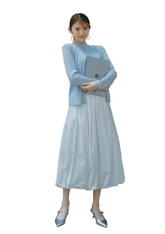 上品アイテムでつくるミーハー通勤コーデ