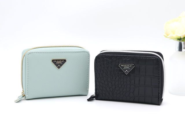 『THE SCAPE OF GREEN やみつきサイフ PALE GREEN』／『THE SCAPE OF GREEN やみつきサイフ クロコ柄 BLACK』 付録