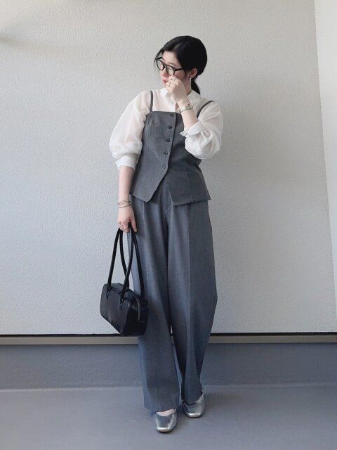 シアーシャツコーデ5