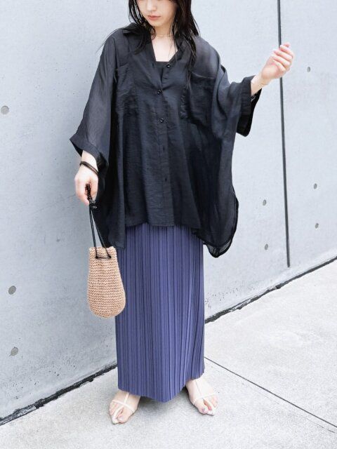 シアーシャツコーデ2