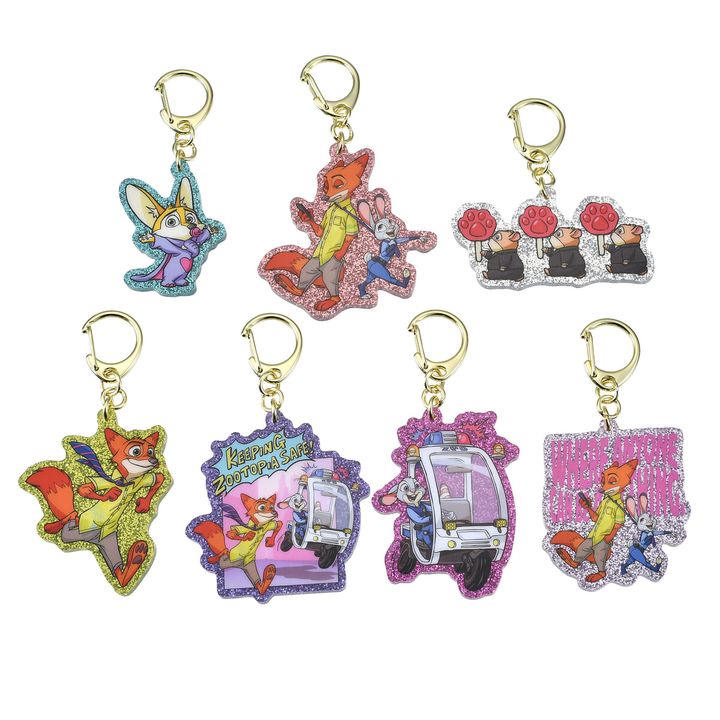 ズートピア シークレットキーホルダー ZOOTOPIA COMIC STYLE