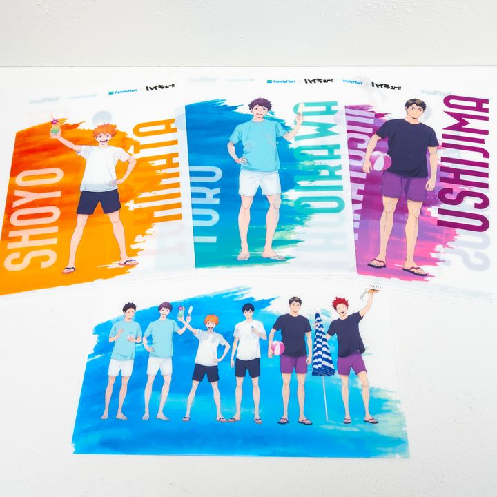 A4クリアファイル×4種類