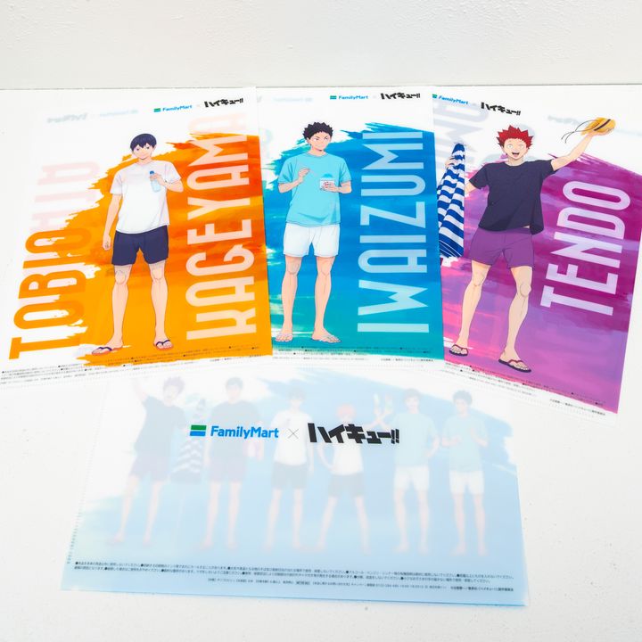 A4クリアファイル×4種類