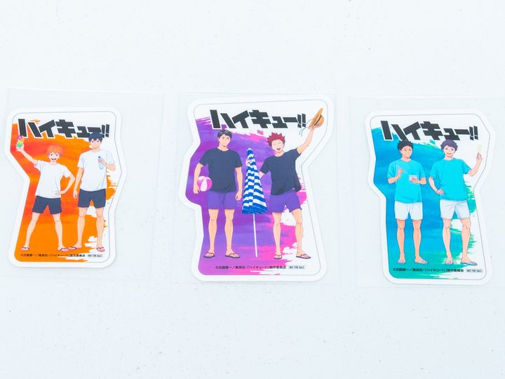 ダイカットステッカー×3種類