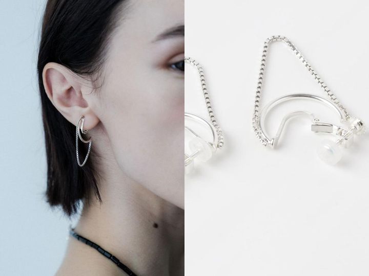 画像: 「combination chain earring」￥14,400【スメリー ソー】 出典：スメリー