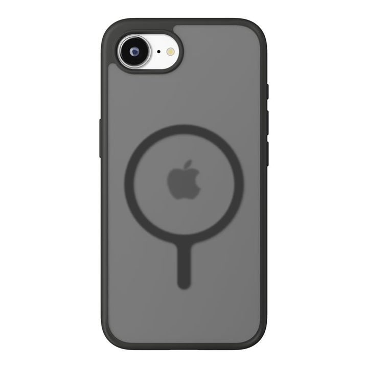 PGA Premium Style「iPhone 16e用 MagSafe対応 ハイブリッドケース」マットブラック2