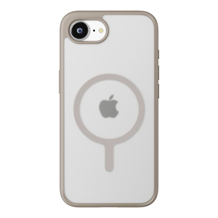 PGA Premium Style「iPhone 16e用 MagSafe対応 ハイブリッドケース」マットベージュ2