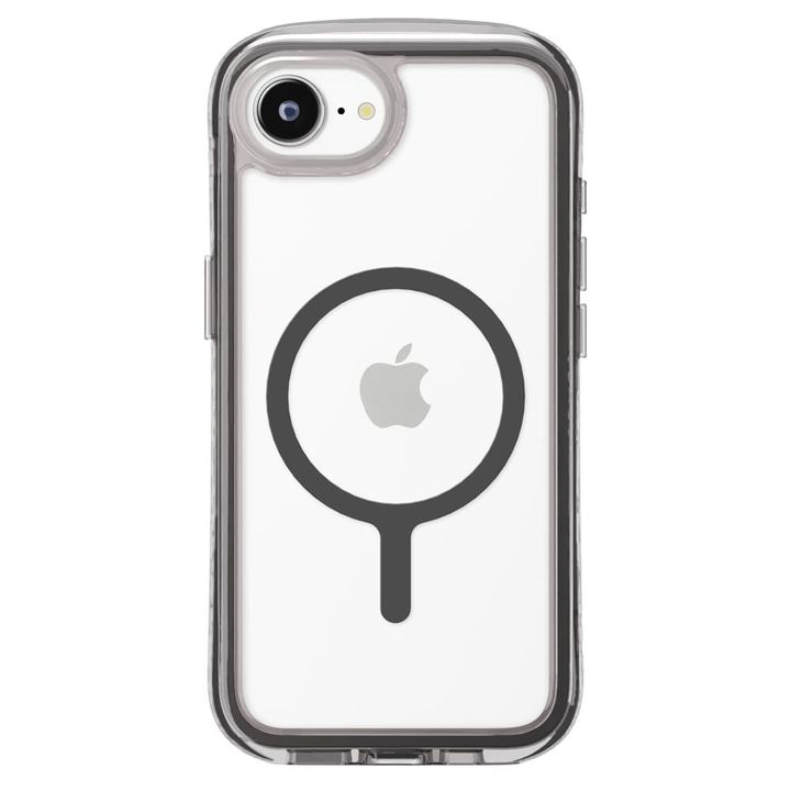 PGA Premium Style「iPhone 16e用 MagSafe対応 エアクッションケース」グラファイト2