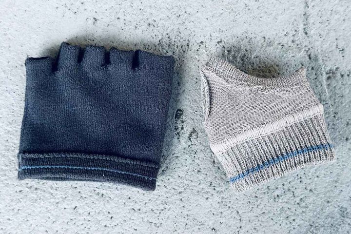 画像: （左）さらっと綿 5本指 パーツソックス各￥390・（右）さらっと綿 トング型 パーツソックス￥390／ともに良品計画（無印良品） www.muji.com