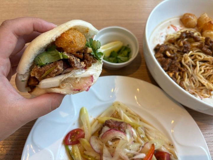 デニーズ×飯田商店 「オリエンタル冷やし豆乳担々麺〜The answer to Asian noodle〜」の飯田店主おすすめセット