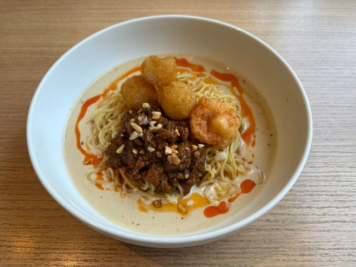 デニーズ×飯田商店 オリエンタル冷やし豆乳担々麺〜The answer to Asian noodle〜