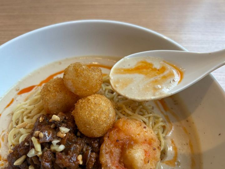 デニーズ×飯田商店 オリエンタル冷やし豆乳担々麺〜The answer to Asian noodle〜