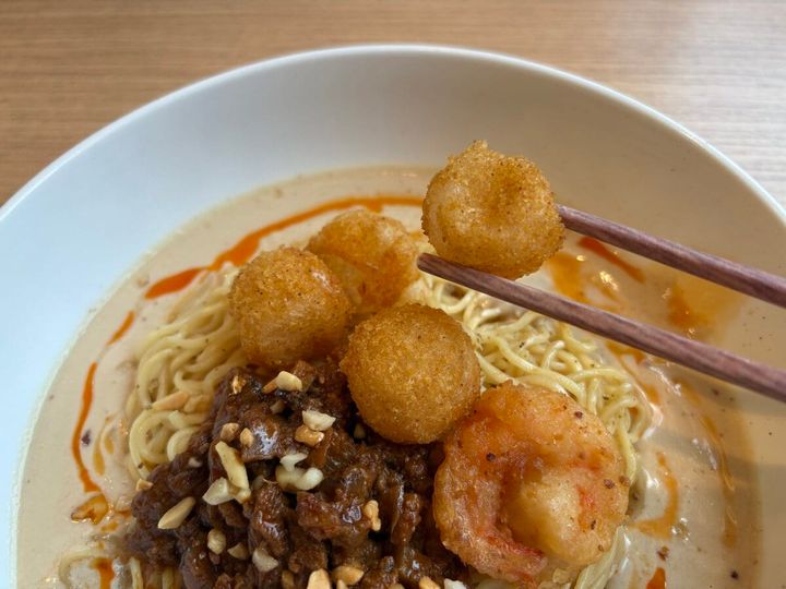 デニーズ×飯田商店 オリエンタル冷やし豆乳担々麺〜The answer to Asian noodle〜