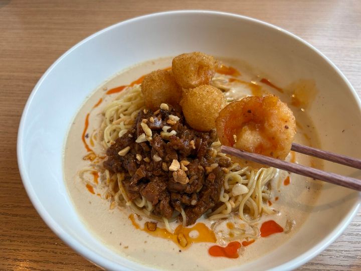 デニーズ×飯田商店 オリエンタル冷やし豆乳担々麺〜The answer to Asian noodle〜