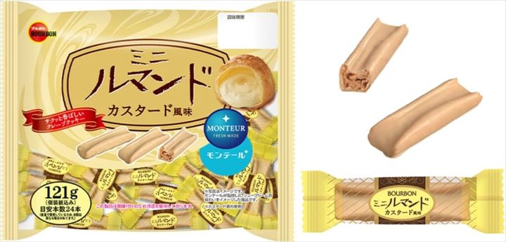 ミニルマンドカスタード風味