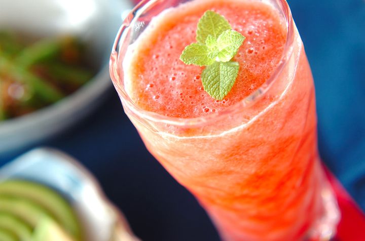シャリシャリ！スイカのスムージー