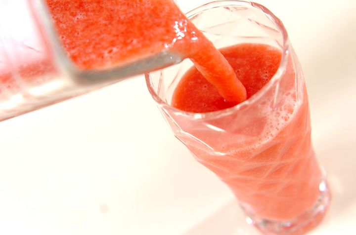 シャリシャリ！スイカのスムージーの作り方1