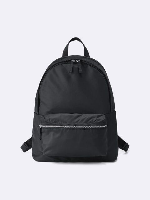 2025gu高見え黒ナイロンツイルバックパック
