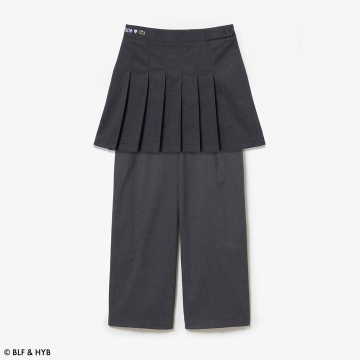 ウエストロゴ刺繍2ピーススカートパンツ ¥29,700