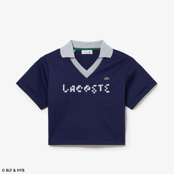 厚盛りプリントクロップドゲームポロシャツ ¥15,400