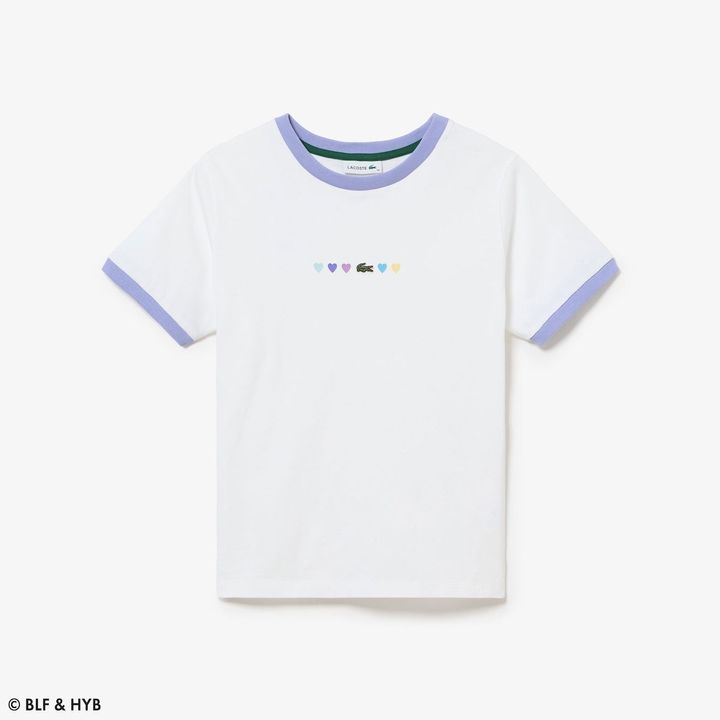 ハートプリント＆ワニリンガーTシャツ ¥11,000