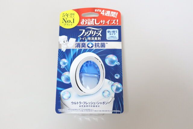 ダイソー ファブリーズ トイレ用消臭剤 パッケージ