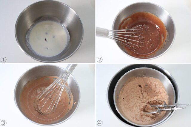 チョコホイップクリームを作る