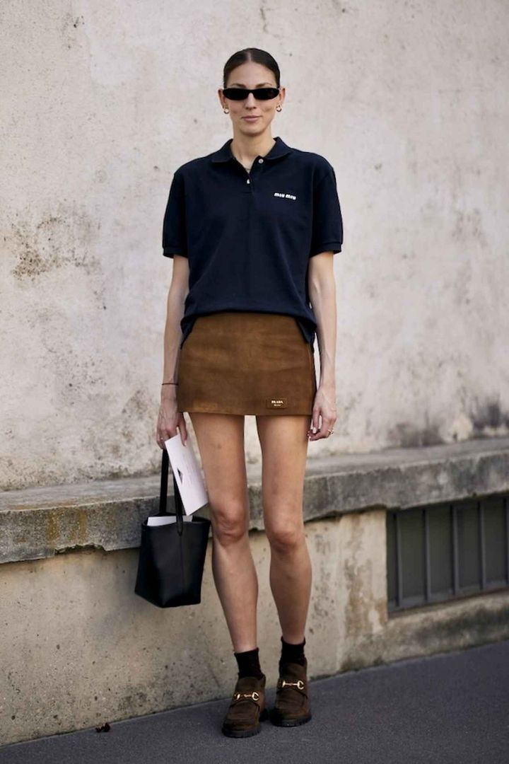 画像: スエードスカートでつくる旬なフォークロア