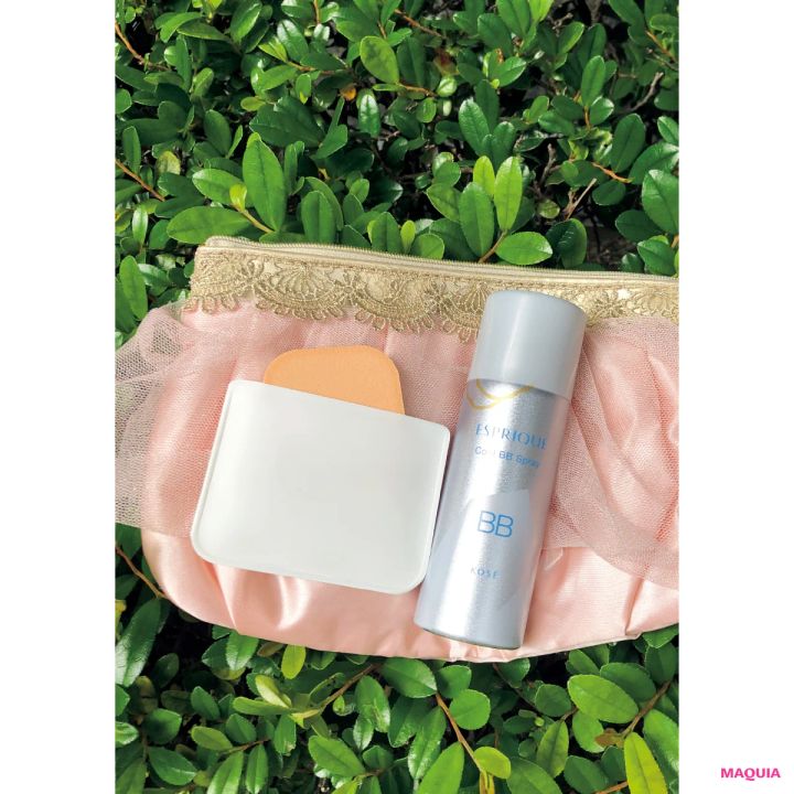 マキア ひんやりコスメ 冷感コスメ エスプリーク 冷感タッチ BBスプレー UV 50 S